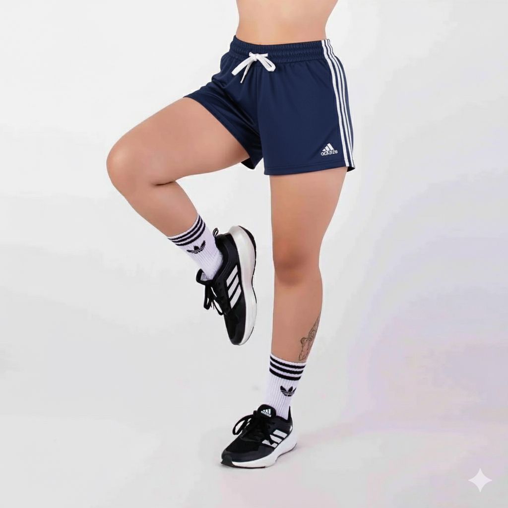 SHORT AD CON LICRA AZUL OSCURO