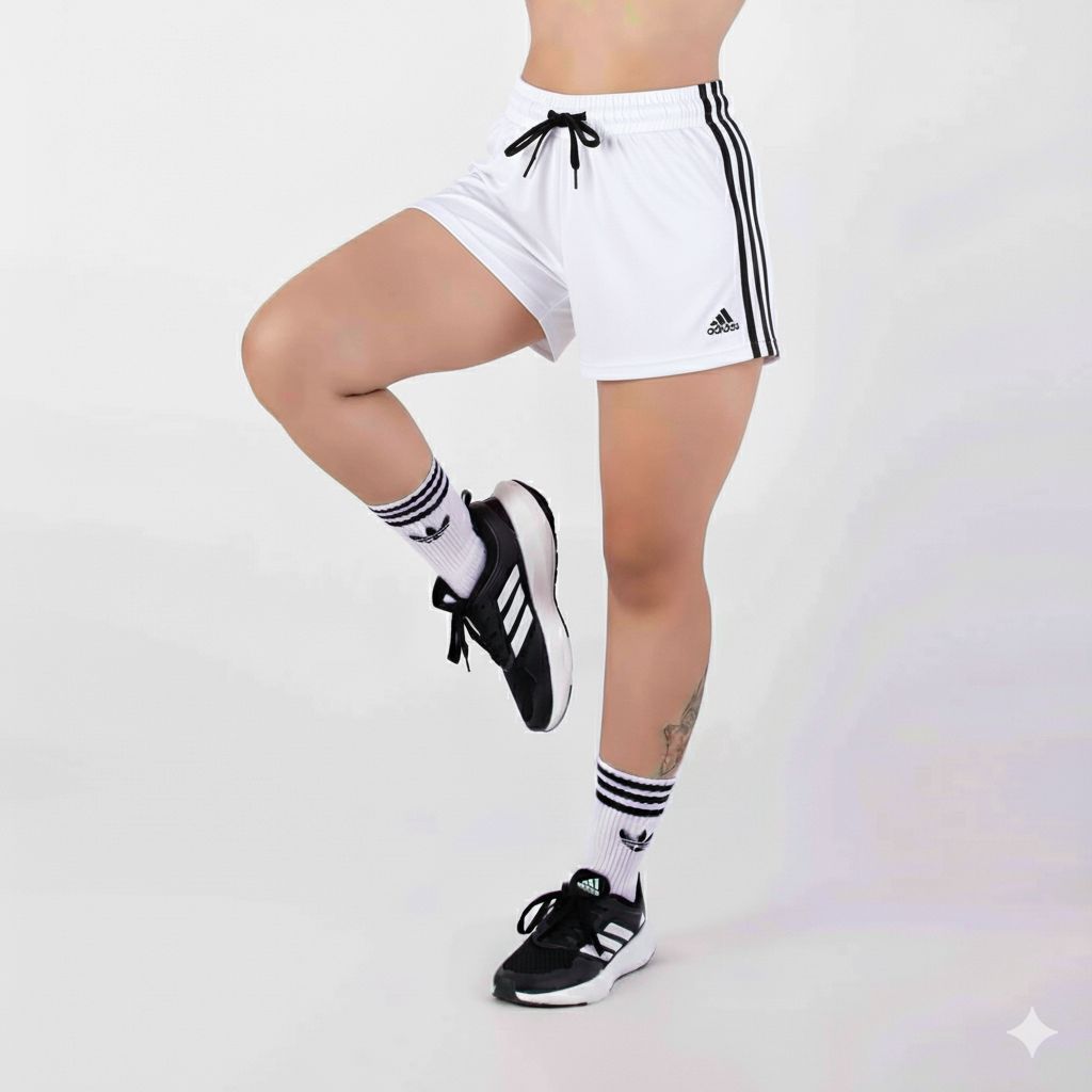 SHORT AD CON LICRA BLANCO